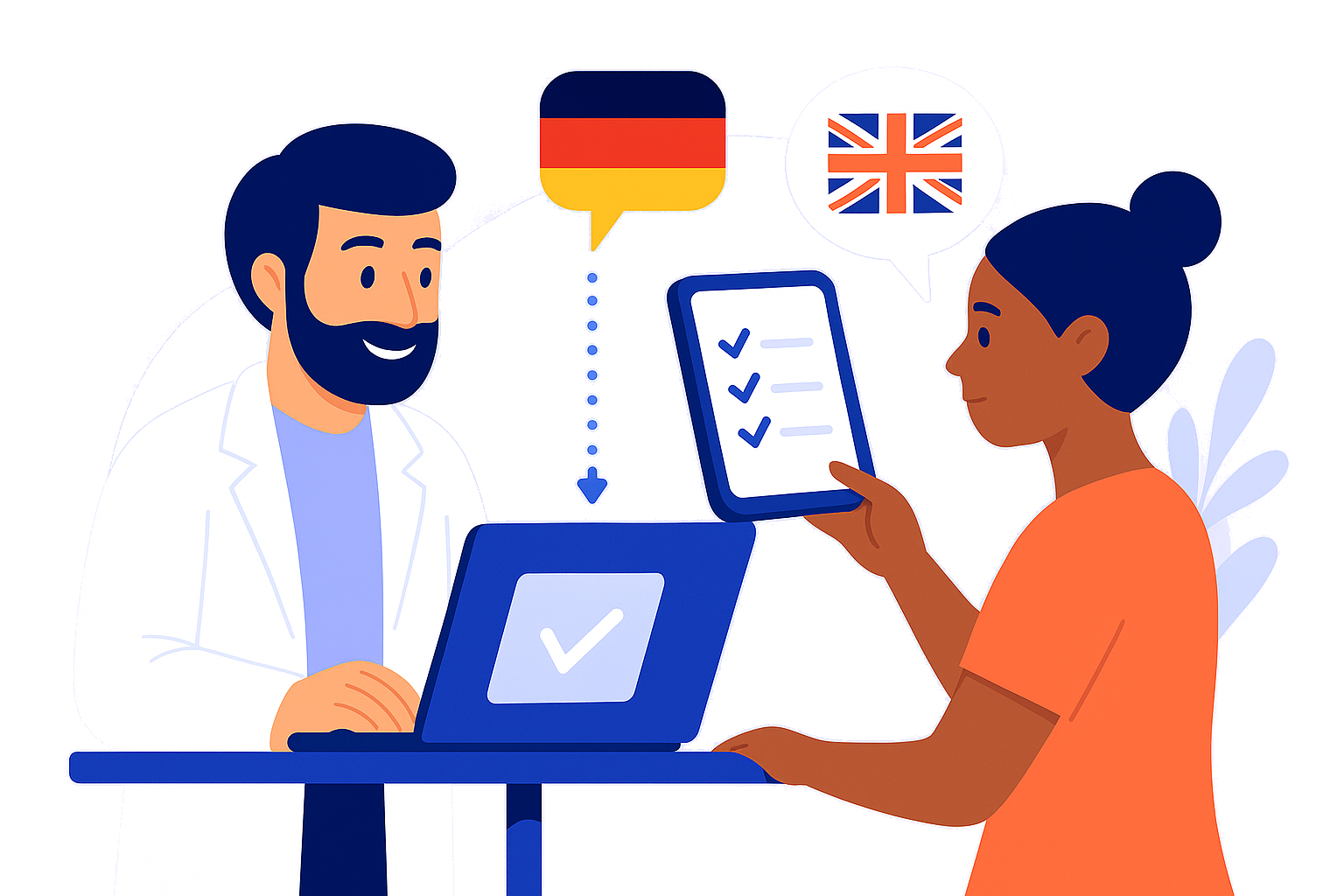 Multilingual Filling Illustration